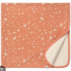 Orange and White Reversible Throw Blanket, Size 30"×30", Retail Price $24.00